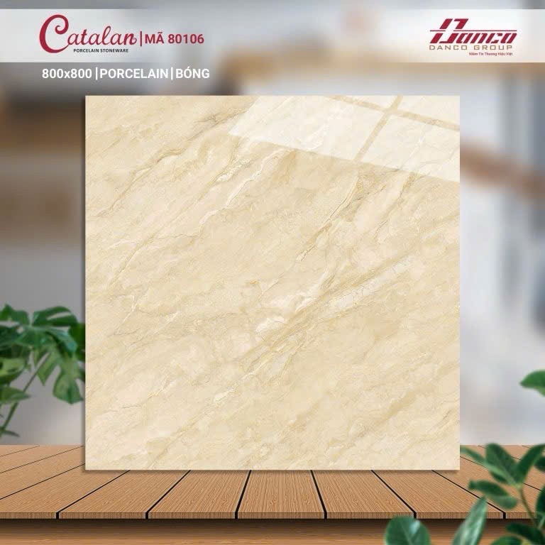 Gạch đá bán sứ bóng 80x80 80106