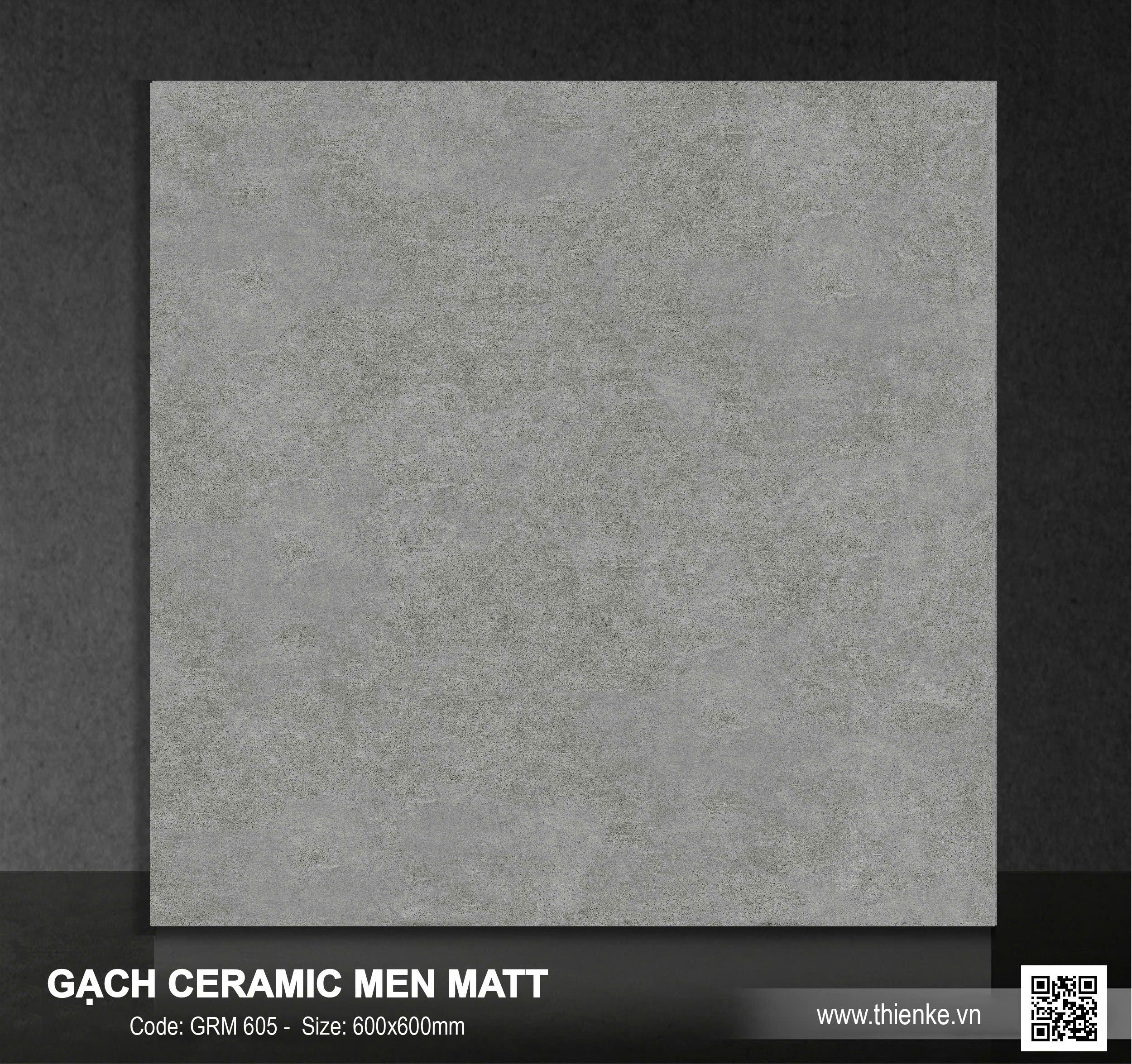 Gạch men mờ 60x60 GRM605