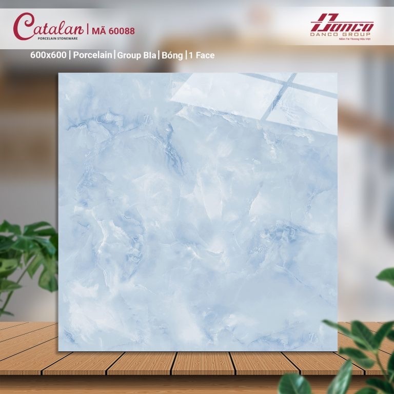Gạch đá bán sứ bóng 60x60 60088