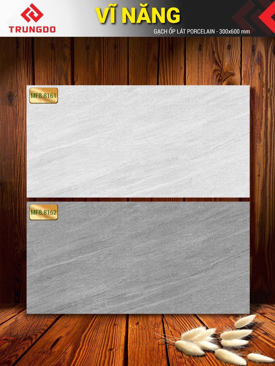 Gạch đá mờ 30x60 VN MF8.8161-8162