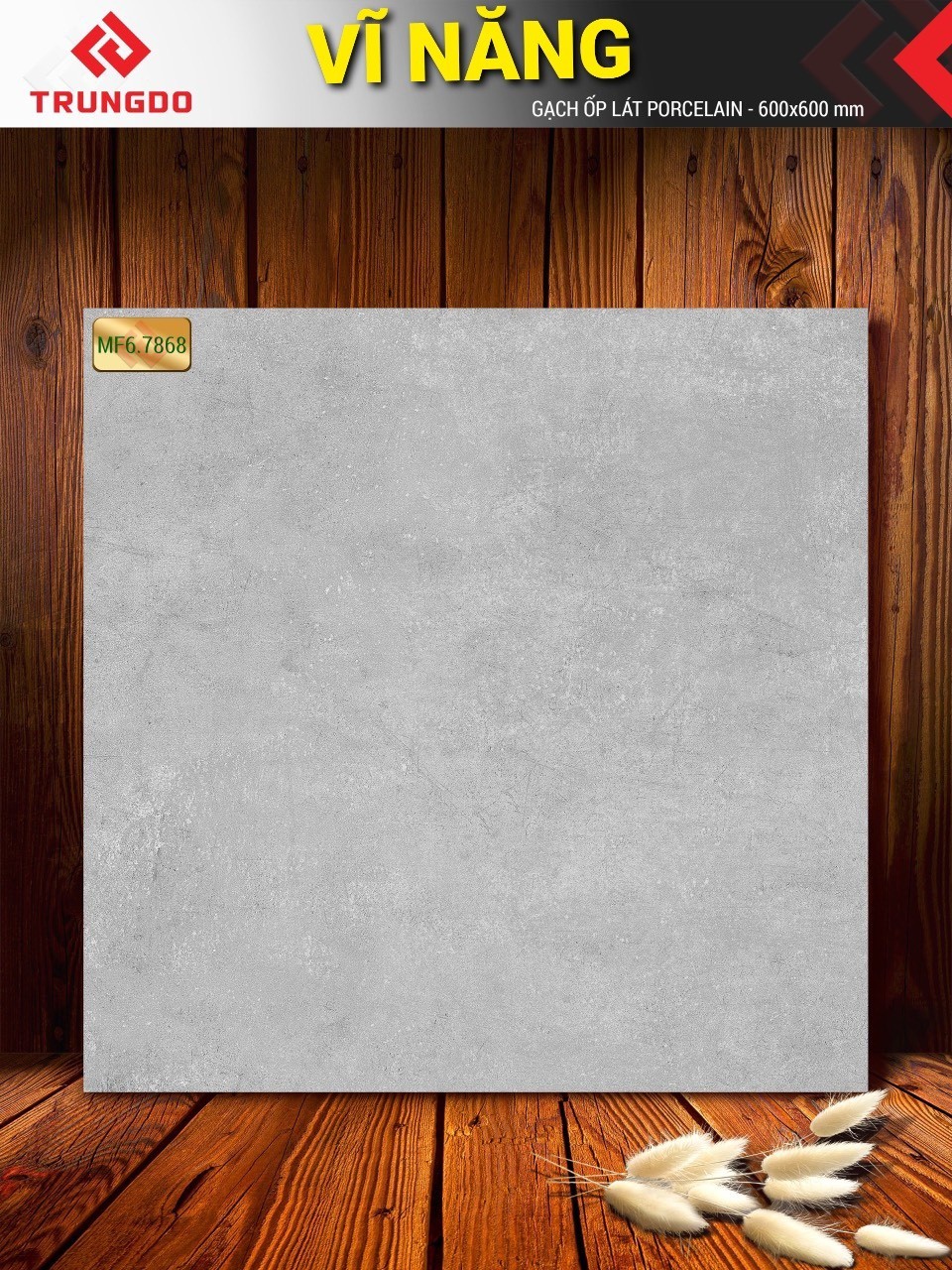 Gạch đá phủ men mờ 60x60 VN MF6.7868