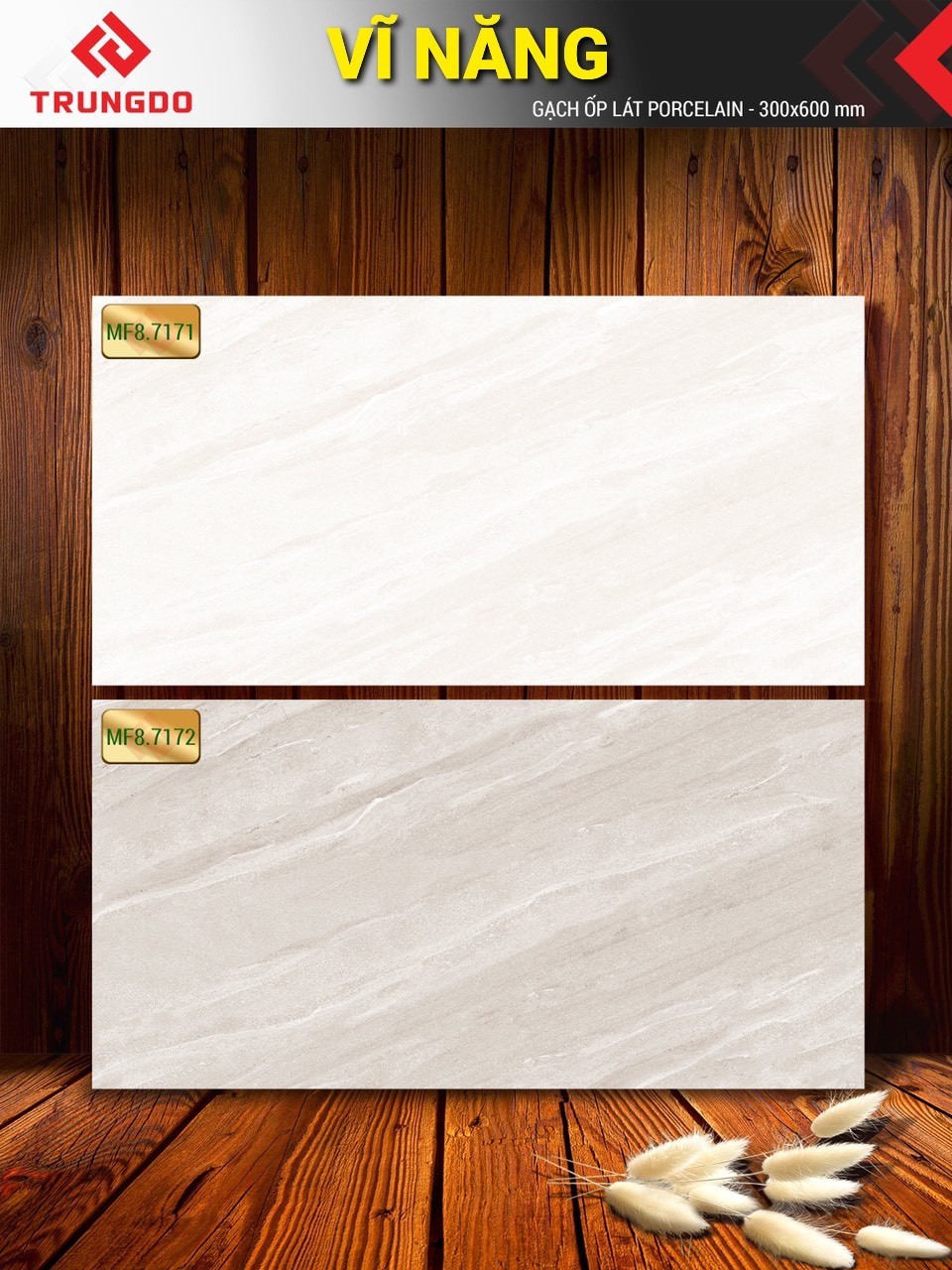 Gạch đá mờ 30x60 VN MF8.7171-7172