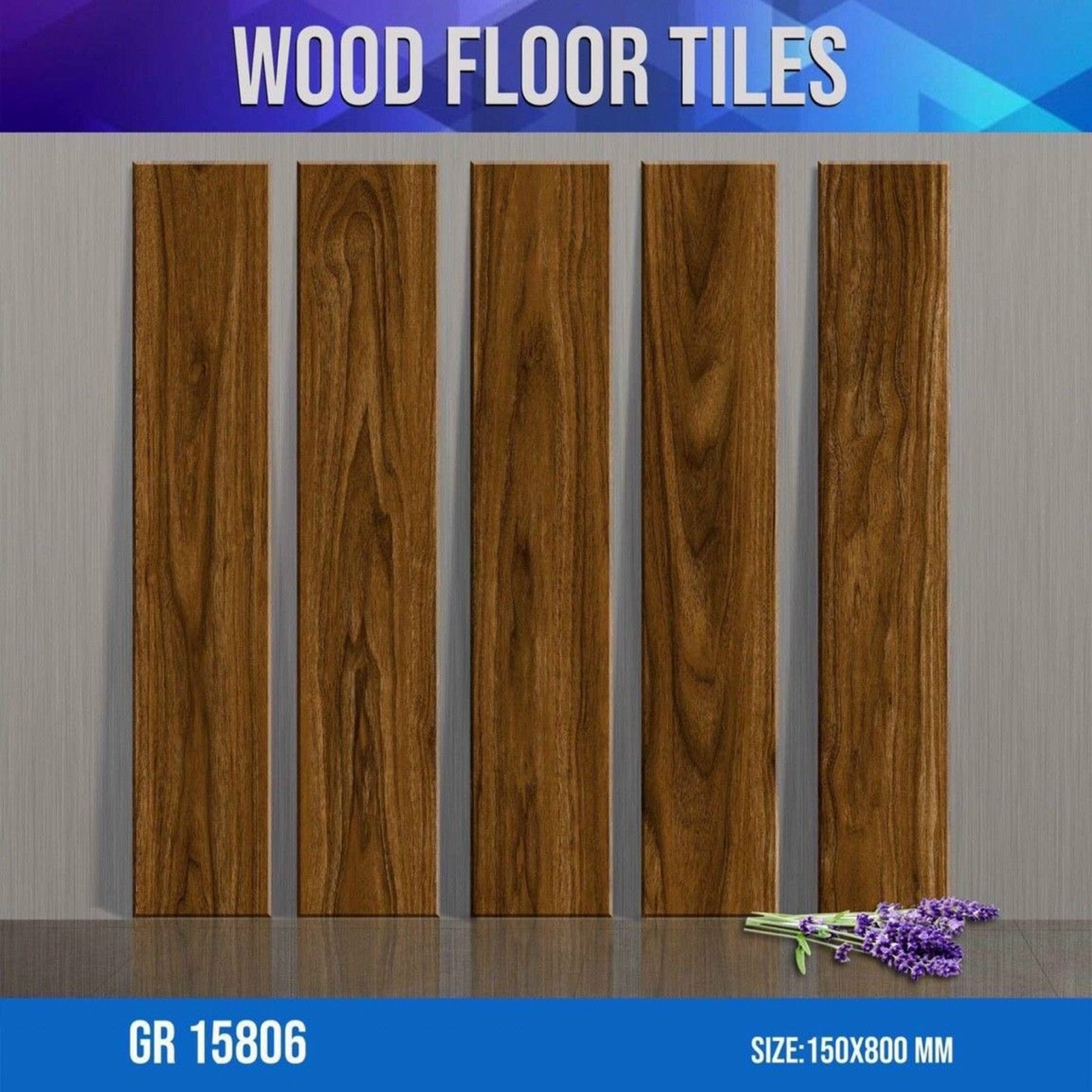 Gạch đá giả gỗ 15x80 NVT GR15806