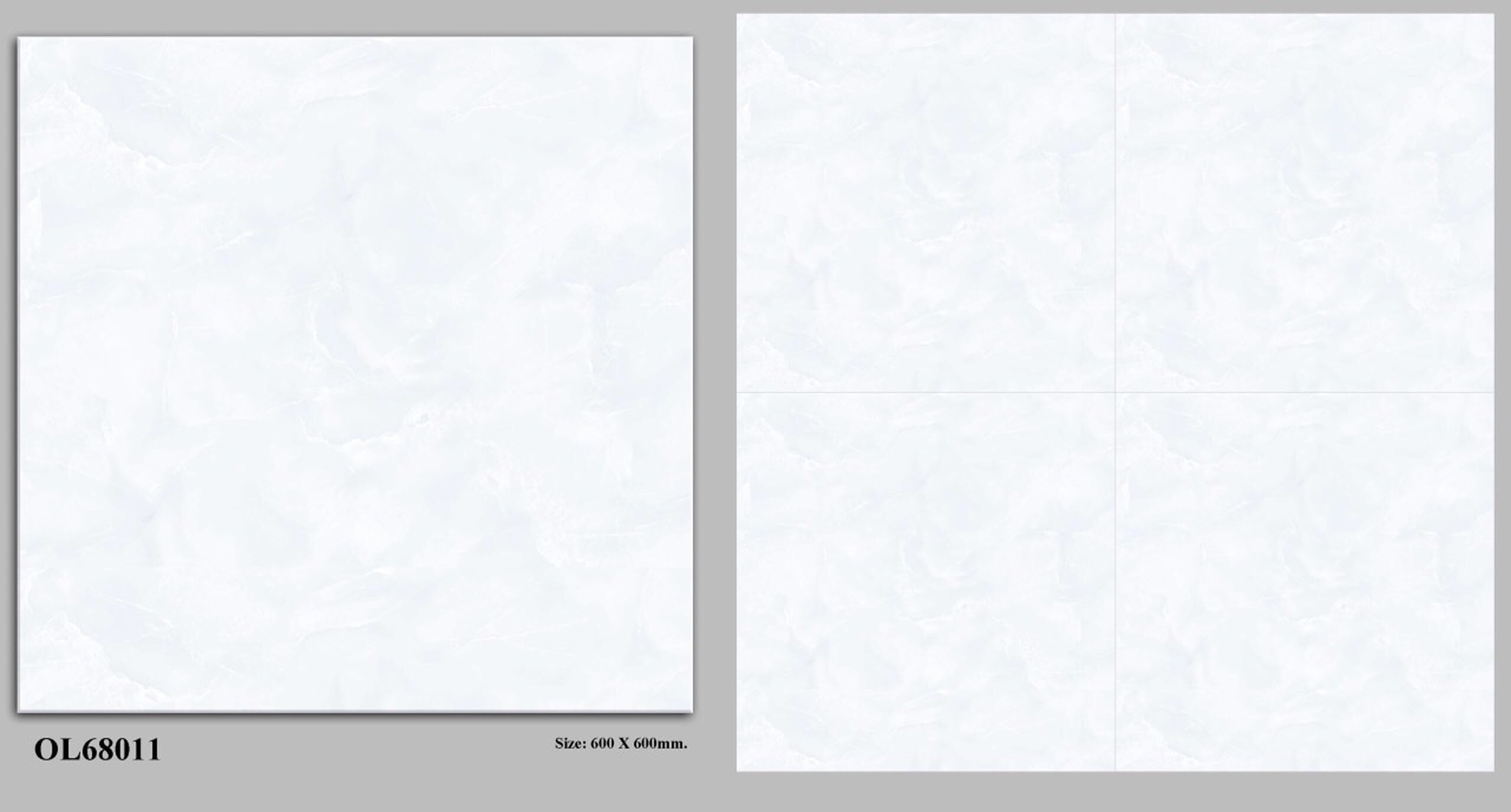 Gạch đá bóng 60x60 NVT OL68011