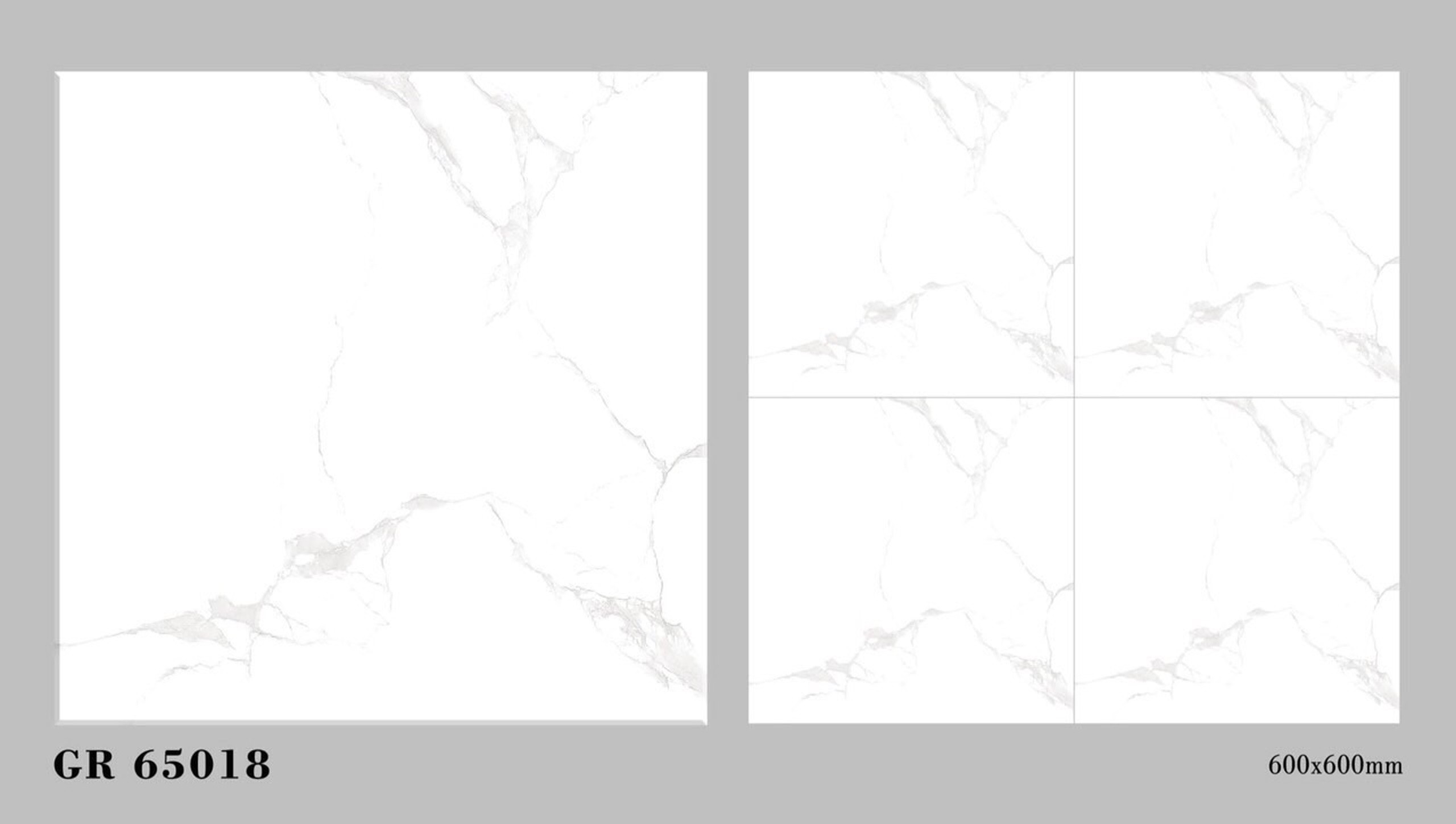 Gạch đá bóng 60x60 NVT GR65018