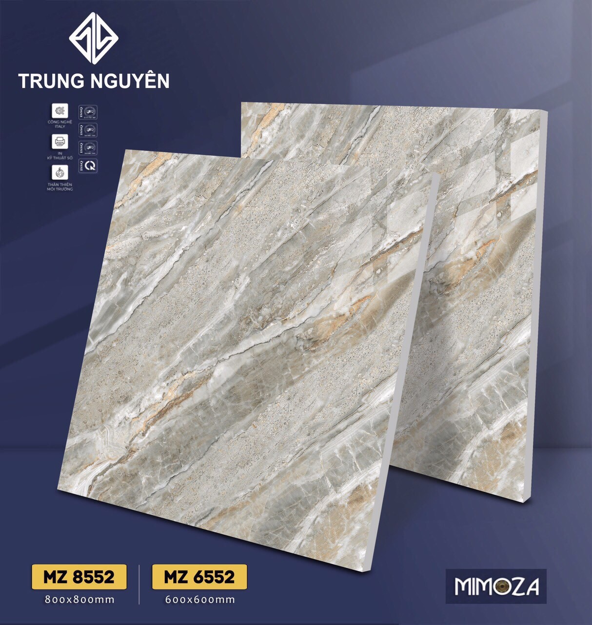 Gạch bán sứ bóng 80x80 TN MZ8552