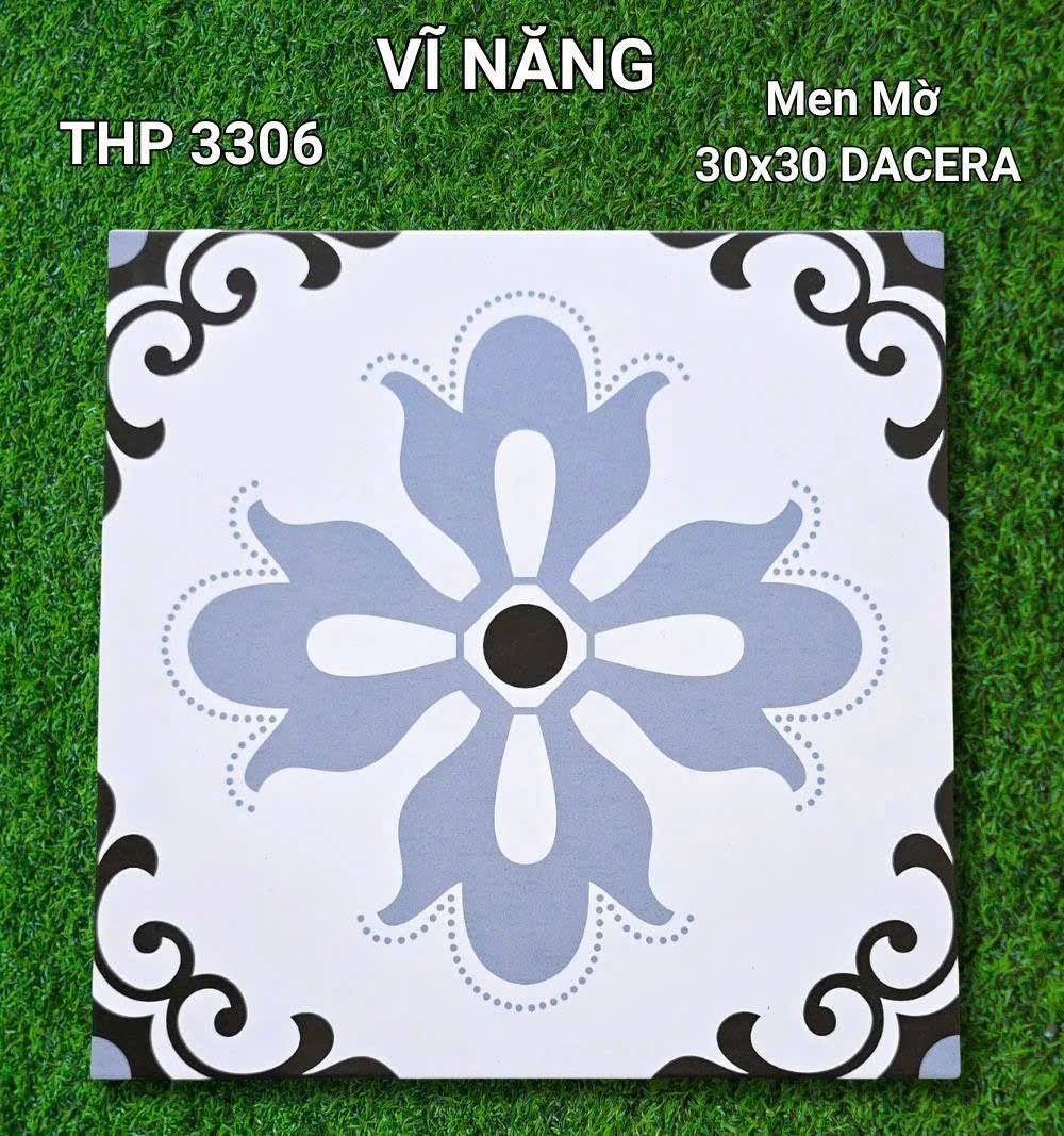 Gạch bông men mờ 30x30 THP 3306