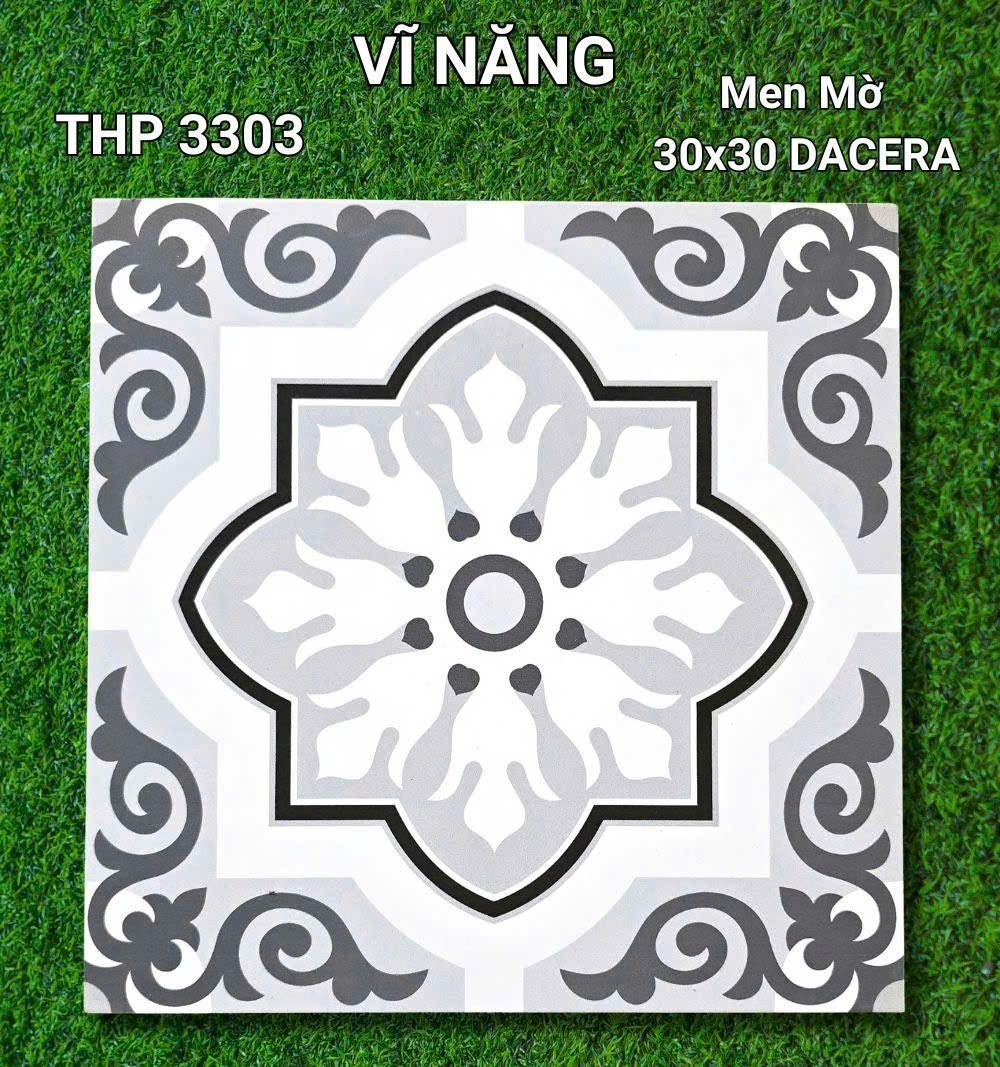 Gạch bông men mờ 30x30 THP 3303