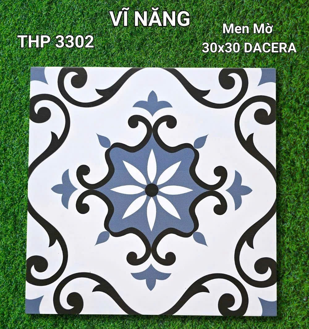 Gạch bông men mờ 30x30 THP 3302