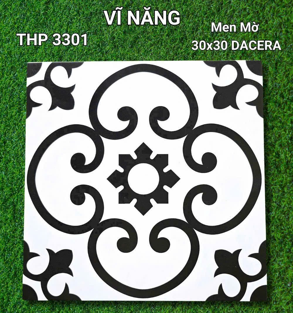 Gạch bông men mờ 30x30 THP 3301