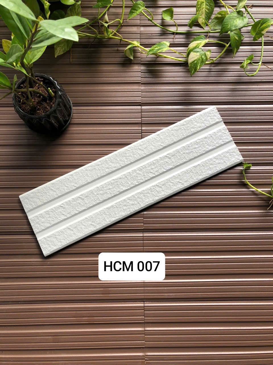 Gạch đá bán sứ mờ 15x50 HCM 007