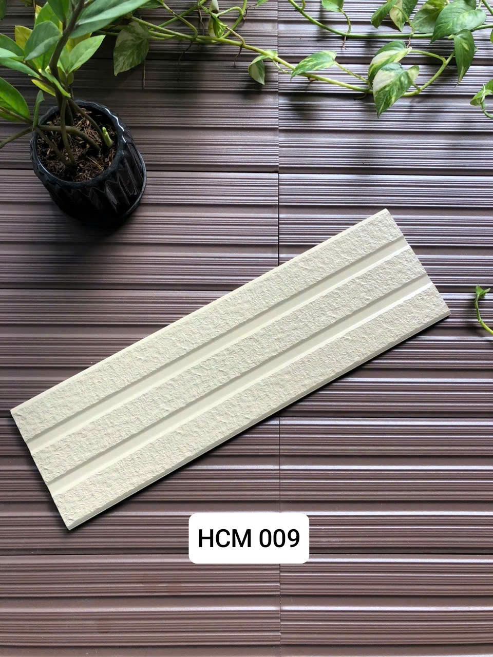 Gạch đá bán sứ mờ 15x50 HCM 009