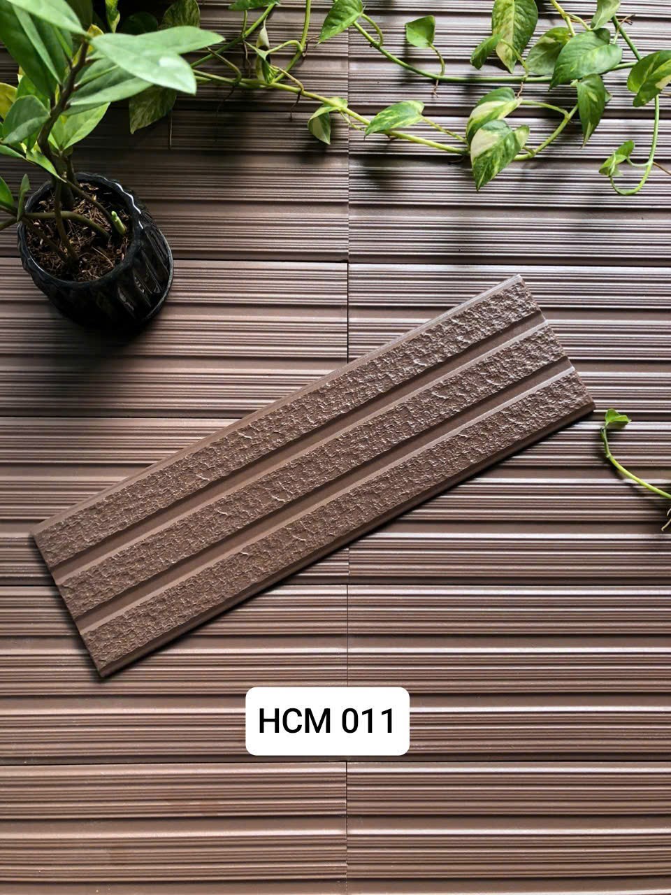 Gạch đá bán sứ mờ 15x50 HCM 011