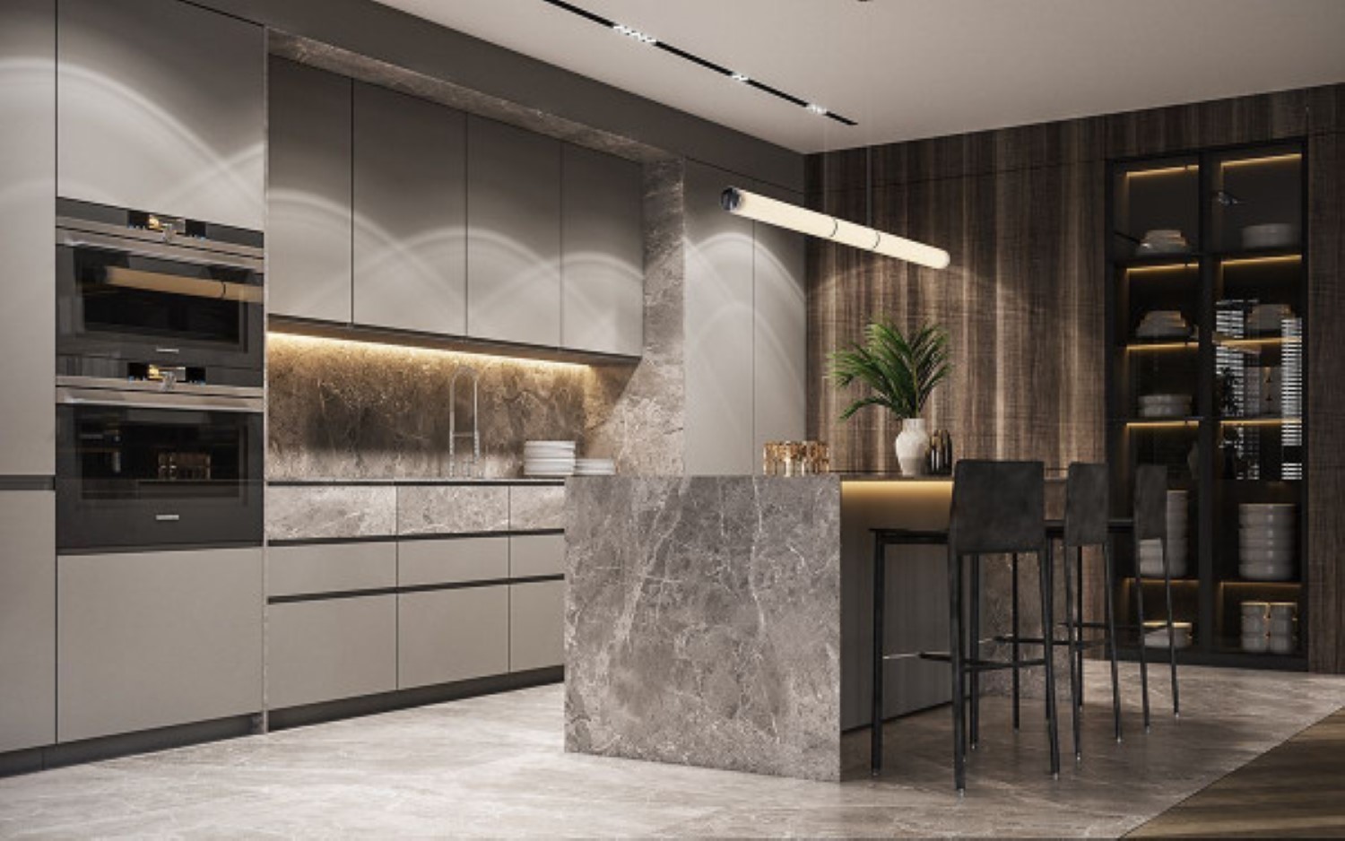 Đá Marble Xám Iran